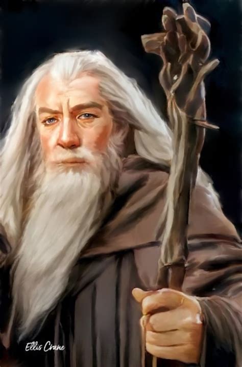 Ian McKellen as Gandalf the Grey by EllisC50 on DeviantArt