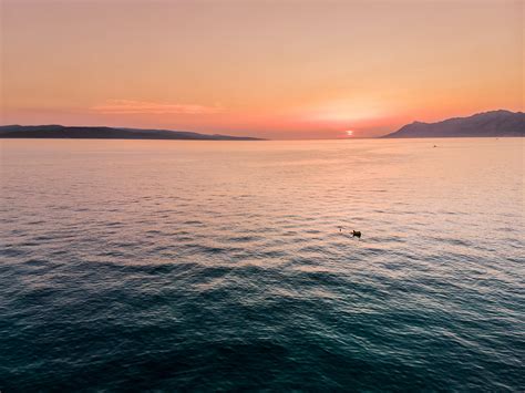 Sunset Ocean Scenery · Free Stock Photo