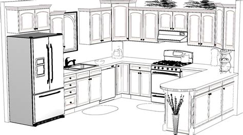 View Sketches Of Kitchen Designs Pictures | basnami