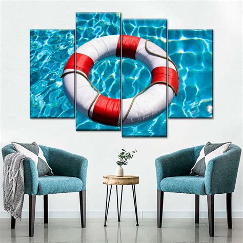 Pool Life Ring Wall Art | Photography