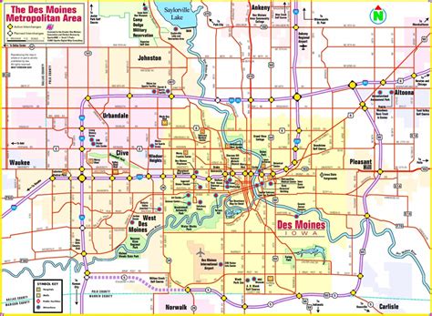 Printable Map Of Des Moines Iowa - Free Printable Maps