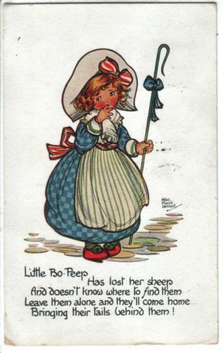 sweet vintage little bo peep illustration ~ by marsh lambert | Artists for kids, Illustration ...