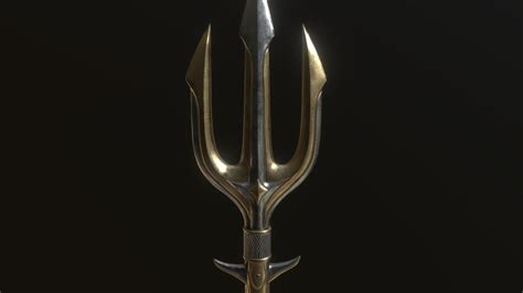 Trident - Game Weapon - 3D model by Fantomasas [7a6295d] - Sketchfab