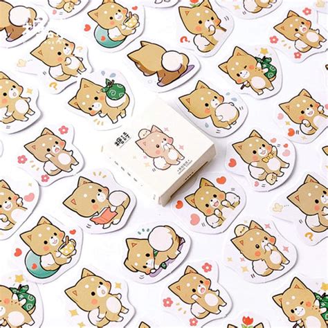 Premium Die-Cut Stickers Shiba Inu – The Stationery Manor!