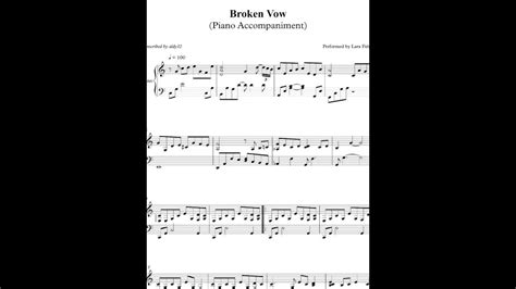 Broken Vow (Piano Accompaniment) - Lara Fabian - YouTube