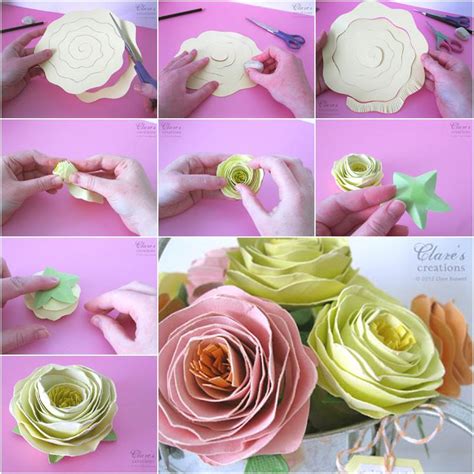 Wonderful DIY Easy Rolled Spiral Paper Flower