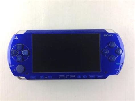 PSP Playstation Portable Metallic Blue (PSP - 1000 MB) Sony game Console only | eBay