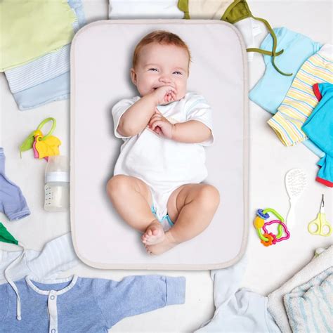 Baby Portable Foldable Washable Compact Travel Nappy Diaper Changing Mat Waterproof Baby Floor ...