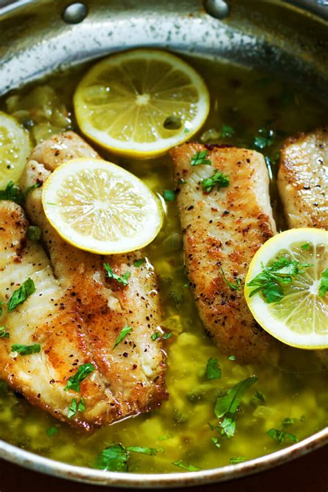 Tilapia with lemon caper sauce - Cooking Maniac