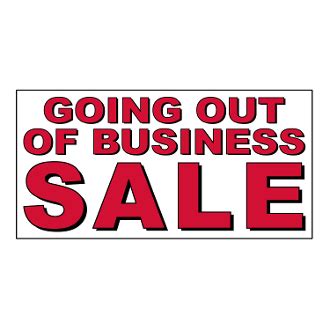 Going Out Of Business Sale Banner - Epic Signs