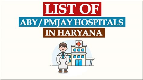 Ayushman Bharat Hospitals List Haryana 2024 PDF With Phone No.