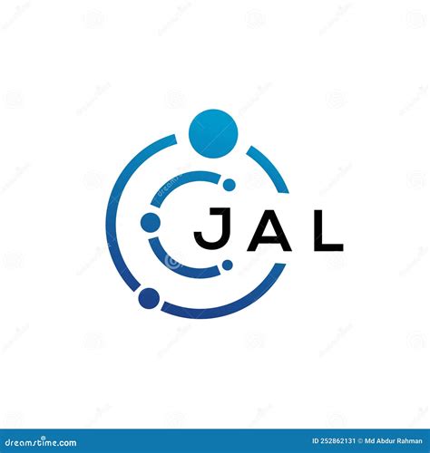 JAL Letter Technology Logo Design on White Background. JAL Creative Initials Letter it Logo ...