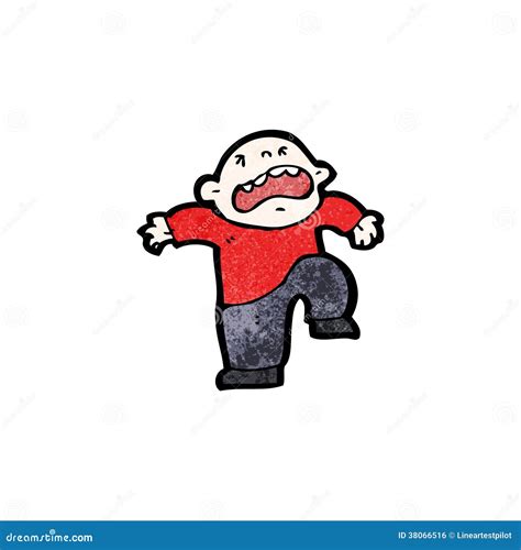 Cartoon temper tantrum stock vector. Illustration of temper - 38066516