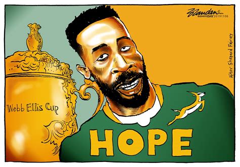 CARTOON: Siya Kolisi brings SA hope