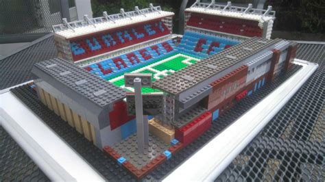 Incredible Lego Anfield and Stamford Bridge models