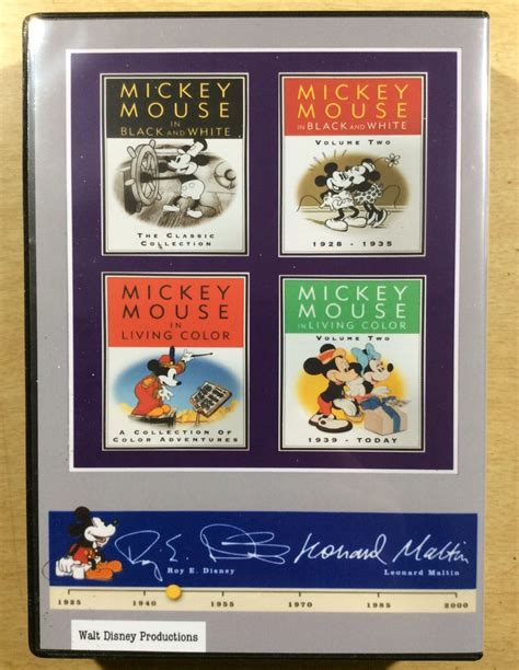 Walt Disney Treasures: Complete Mickey Mouse 8-DVD Black and White, Living Color on eBid United ...