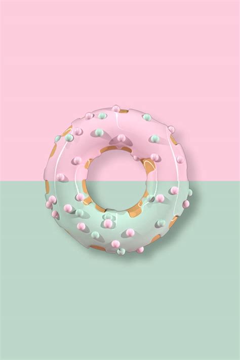 Download Pastel-colored Donut Wallpaper | Wallpapers.com