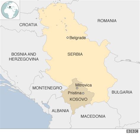 Serbian train sparks escalation in tensions with Kosovo - BBC News