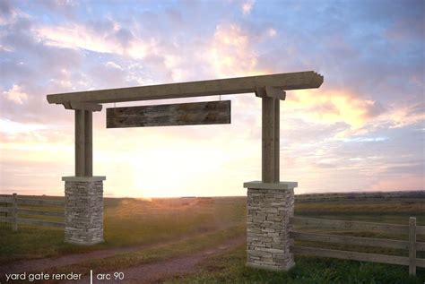 Design project for Ranch Entry Gate in Canada | Ranch entrance ideas ...