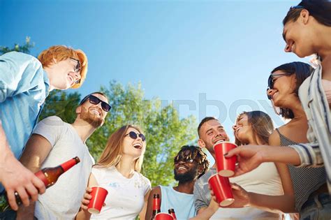 Outdoor gathering | Stock image | Colourbox