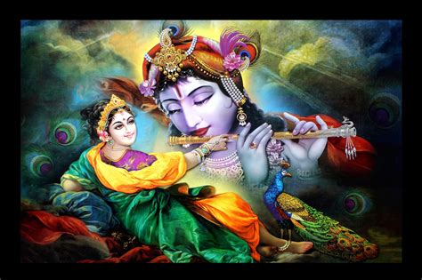 Madhav Art Radha Krishna Painting Exclusive Framed Wall Art Paintings ...