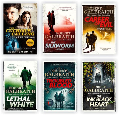 Cormoran Strike Series 6 Books Collection Set Robert Galbraith NEW ...