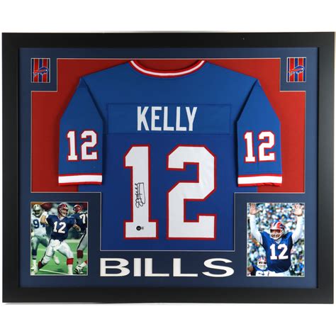 Jim Kelly Signed Custom Framed Jersey Display (Beckett) | Pristine Auction