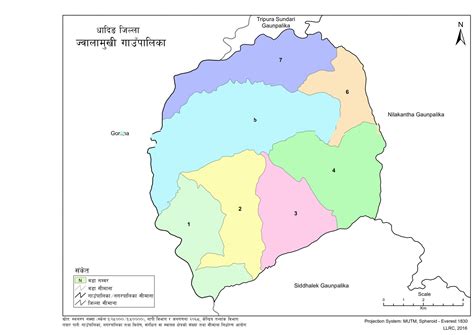 Map of Jwalamukhi Rural Municipality, Dhading, Nepal – Nepal Archives