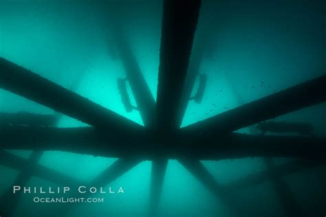 Oil Rig Eureka, Underwater Structure, Long Beach, California, #31080