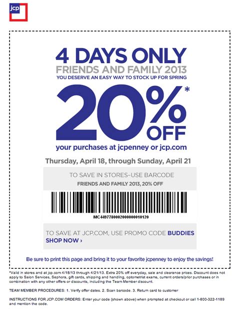 Jcpenney Printable Coupons 30 Off