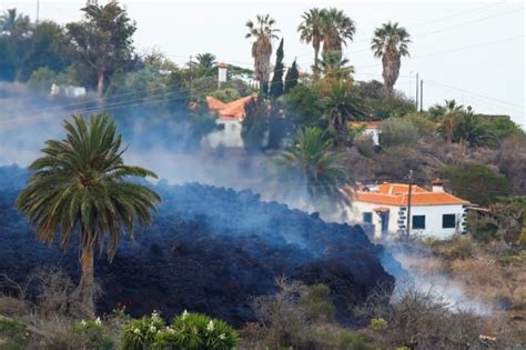 Thousands flee as volcano erupts on Spain's La Palma island, homes ...