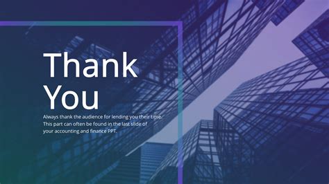 Financial Thank You PowerPoint Slide - SlideStore
