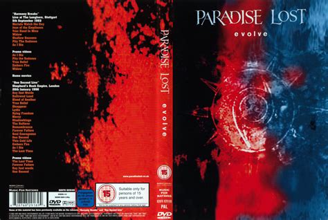 Carátula Caratula de Paradise Lost - Evolve (Dvd) - Portada