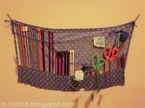 Craftimism: Knitting needle organizer