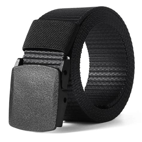 Fashion Classic Casual Big Size Nylon Waist Belt Tactical Adjustable ...