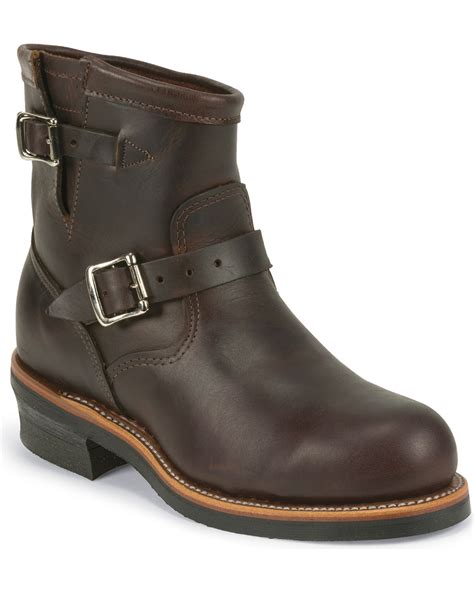 Chippewa Men's 7" Steel Toe Engineer Boots | Boot Barn