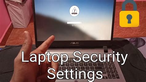 Laptop Security Lock Windows 10 & Settings And Key Password - YouTube