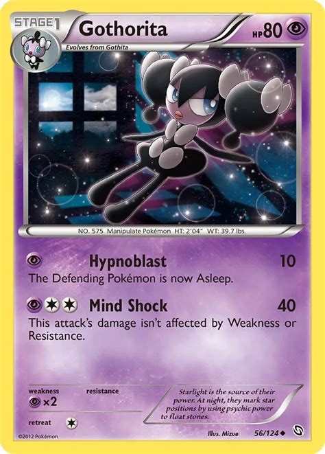 Pokémon Black & White Dragons Exalted Card 056 Gothorita Standard ...