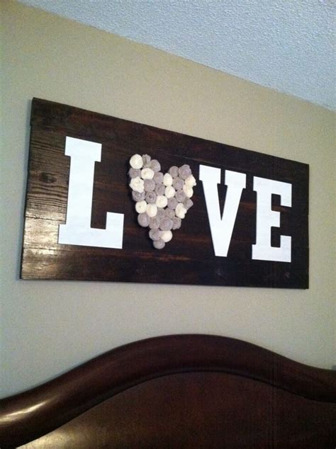 12 Rustic Love Wood Signs For A Stylish Decor In 2020 - Craftsonfire