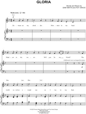 "Gloria" Sheet Music - 4 Arrangements Available Instantly - Musicnotes