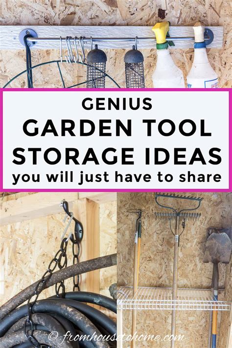 12 Garden Tool Storage Ideas (How To Organize Garden Tools)