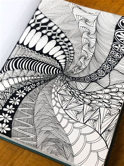 Meditative Doodling | Ways to Relieve Stress at Home | POPSUGAR Fitness ...