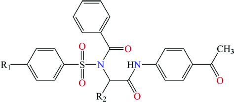 General structure of carboxamides sulfonamide derivatives. | Download ...