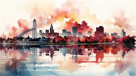 Premium Vector | Vector art realistic 3d country metropolis sunset on white background eps ...