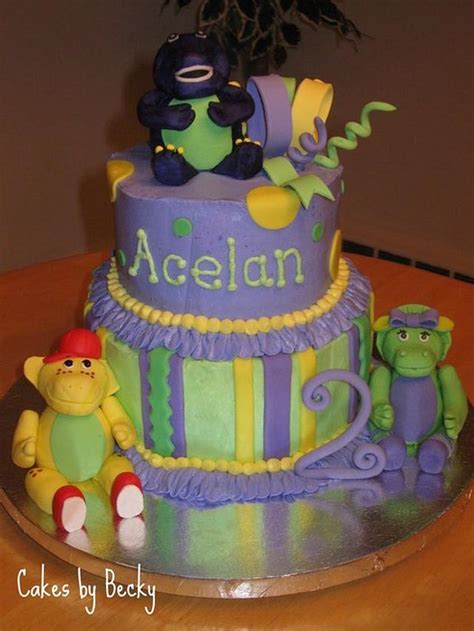 Barney Birthday Cake - Decorated Cake by Becky - CakesDecor