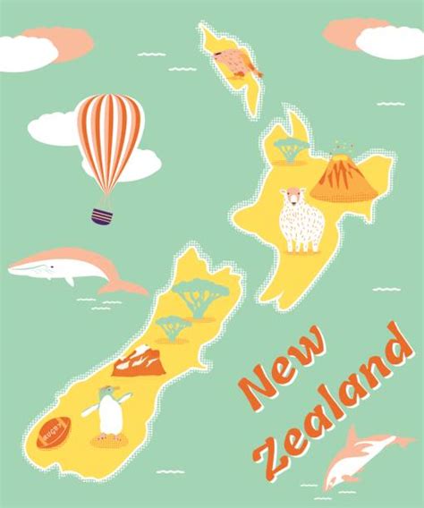 Top 60 New Zealand Clip Art, Vector Graphics and Illustrations - iStock