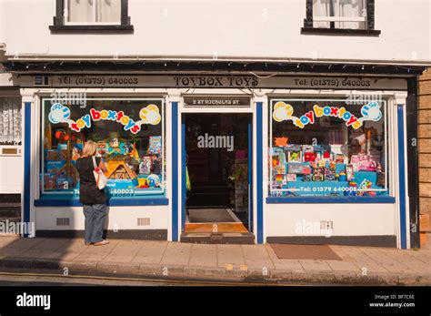 The Toybox toy shop store selling toys in Diss,Norfolk,Uk Stock Photo - Alamy