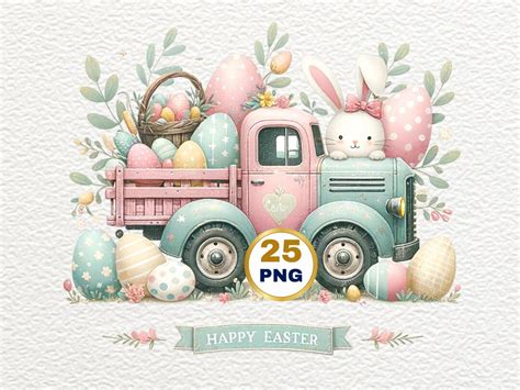 Happy Easter Clipart, Easter Bunny Ears Clipart, Easter Png, Easter ...