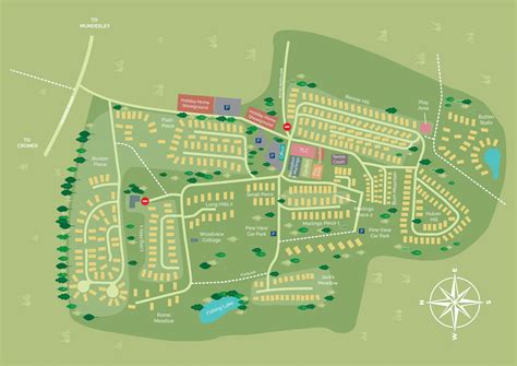 Park Map - Woodland Holiday Park