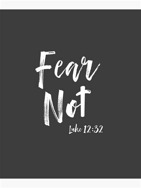 "Fear Not Bible Verse Christian" Poster for Sale by motivateme | Redbubble